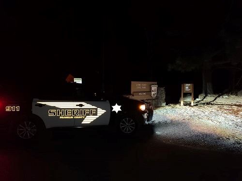 Patrol Vehicle at Night