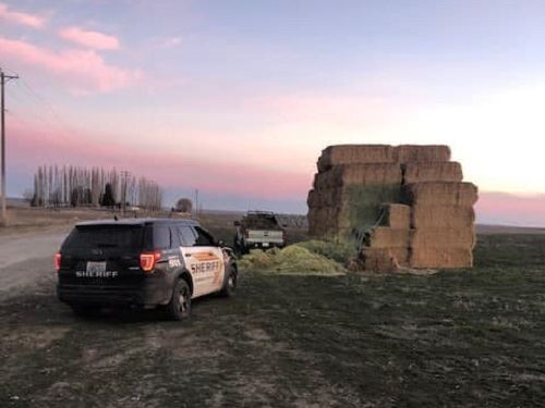 Patrol Vehicle Near Rock Formation